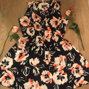 Floral Spring Midi Dress